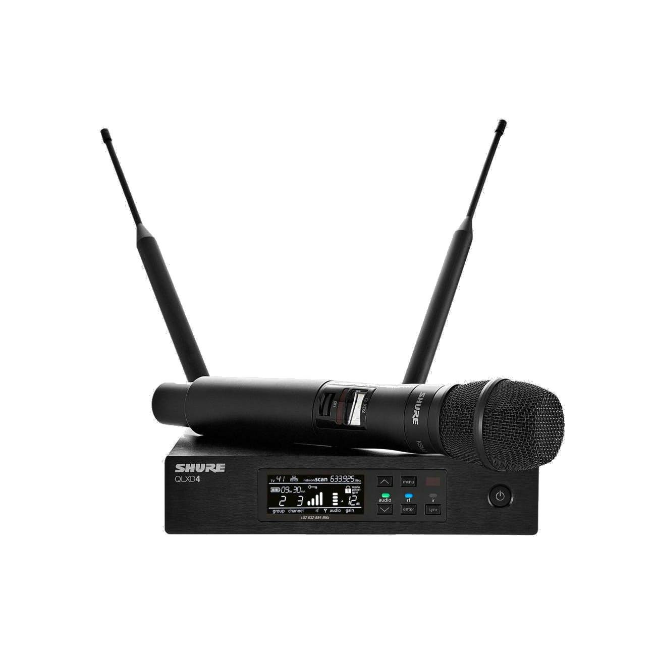 Shure QLXD24 UK Digital Wireless System w KSM9 Handheld Mic